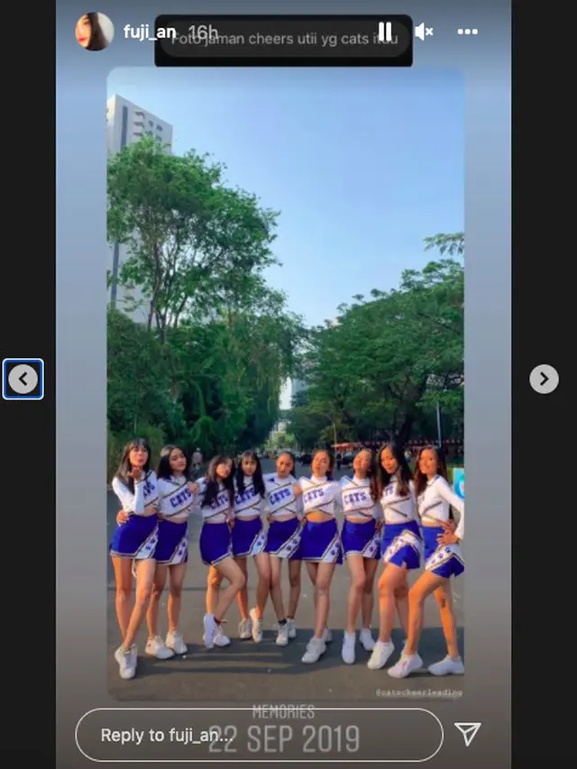 Fuji Bagikan Potret Lawas Saat Masih Sekolah