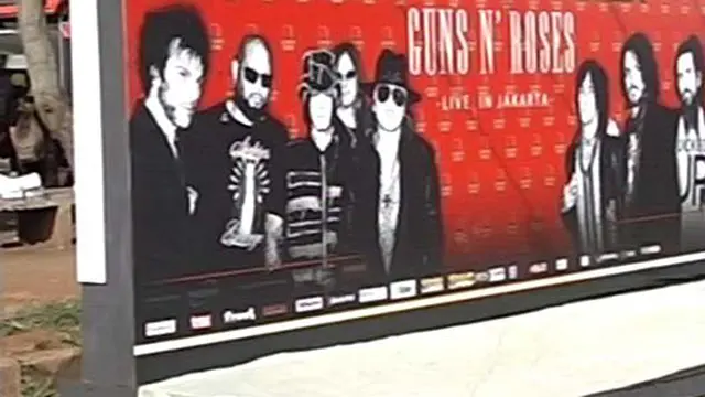 Konser Guns N Roses Ditunda, Ini Alasannya