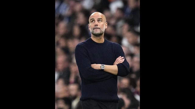 Foto: Kecewanya Pep Guardiola setelah Man City Ditendang Real Madrid dari Liga Champions