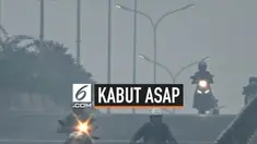 Indeks pencemaran udara di Kota Palembang terus mengalami penurunan akibat secara terus-menerus diselimuti kabut asap akibat kebakaran hutan dan lahan.