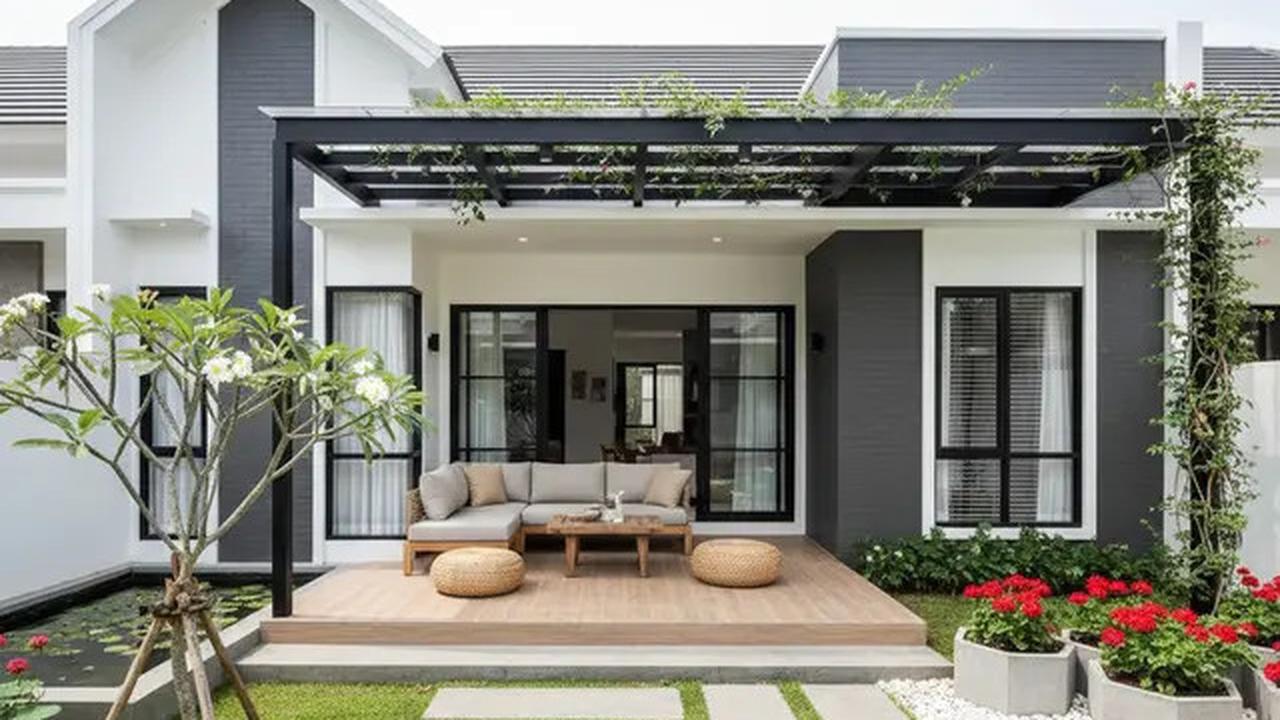 7 Model Rumah 1 Lantai dengan Teras Luas dan Taman Kecil, Nyaman untuk Bersantai dan Ramah Keluarga