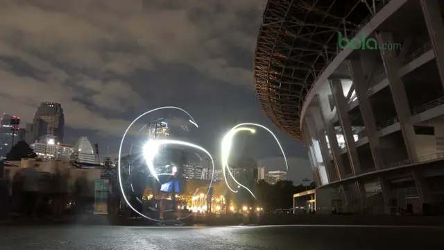 Earth Hour 2018, Asian Games 2018, Stadion Utama GBK