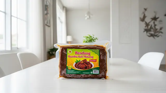 Rendang Frozen dengan Bumbu Asli Minang