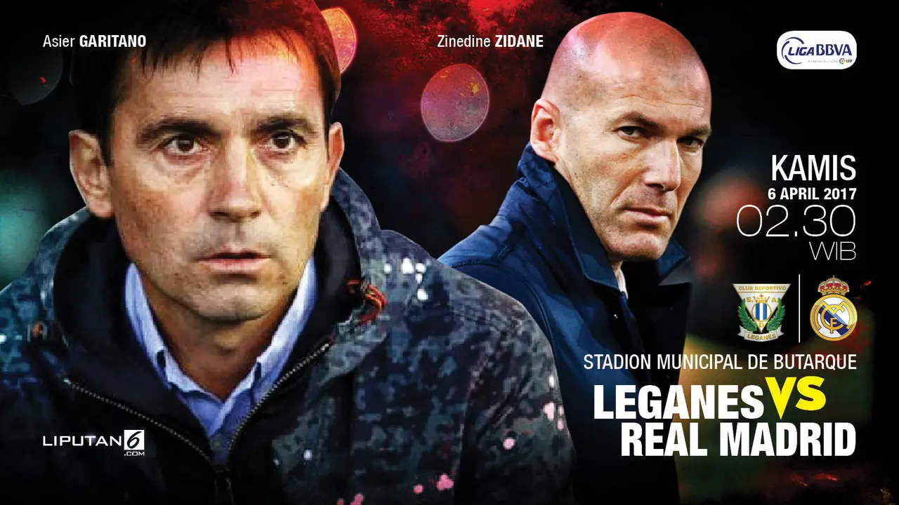 Leganes vs Real Madrid. 