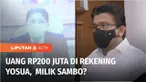 Terdakwa kasus pembunuhan berencana Brigadir Yosua Hutabarat, Ferdy Sambo membantah mengalirkan dana milik Yosua ke rekening Ricky Rizal. Sambo mengaku, uang yang ada di rekening Yosua dan Ricky Rizal, miliknya dan sang istri, Putri Candrawathi.