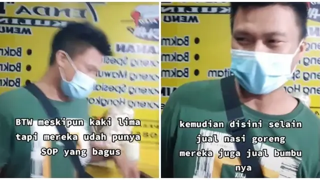 Tak Mau Rugi, Viral Pedagang Nasi Goreng Selalu Timbang Nasi dan Bumbunya
