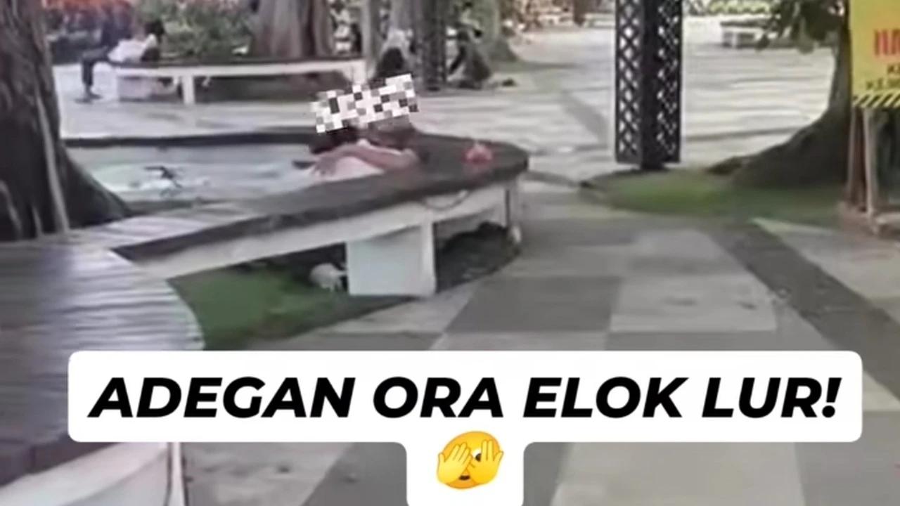 Viral Sejoli Indehoy di Plaza GOR Manahan Solo, Satpol PP Turun Tangan