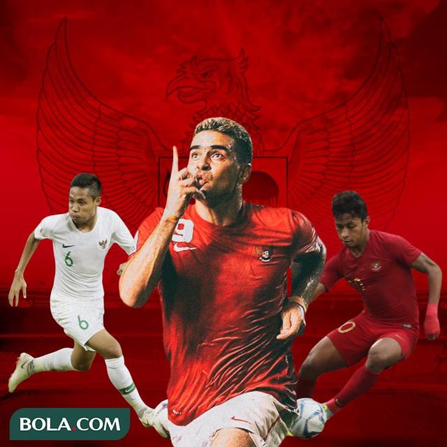 Timnas Indonesia - Evan Dimas, Cristian Gonzales, Osvaldo Haay