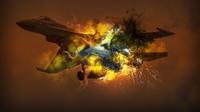 Ilustrasi Pesawat Jet Terbakar. (Pixabay/ArtTower)
