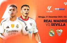 Saksikan Live Streaming La Liga Pekan ke-17: Real Madrid vs Sevilla, Eksklusif di Vidio