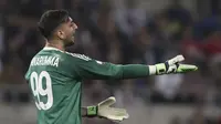 Gianluigi Donnarumma dilaporkan akan meninggalkan AC Milan pada musim panas 2018. (Isabella BONOTTO / AFP)