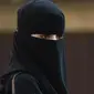 Ilustrasi wanita mengenakan burka (AFP Photo)