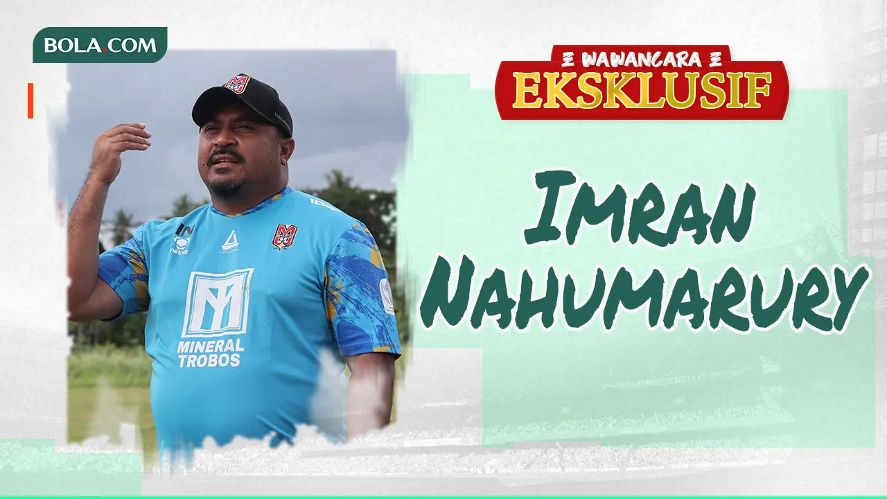 Cover wawancara Pelatih Malut United, Imran Nahumarury