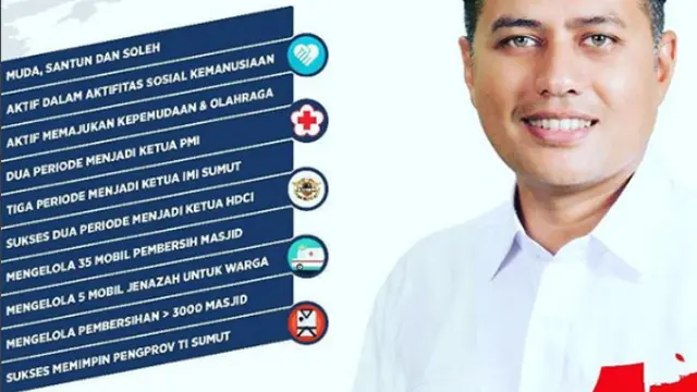 Musa Rajekshah, calon Wakil Gubernur Sumatera Utara (instagram/@ijeck09)