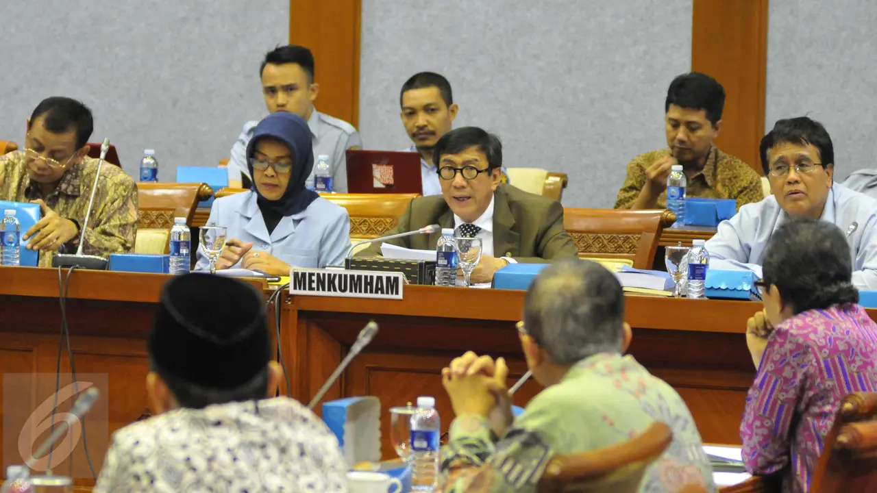 Rapat Kerja Baleg dengan Menkumham Bahas RUU Tambahan di Prolegnas