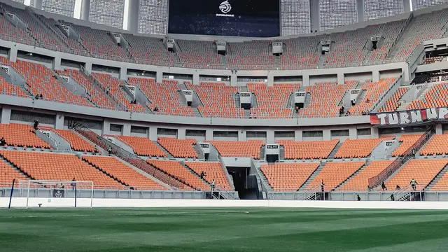 Penampakan Jakarta International Stadium (JIS), Jakarta Utara.