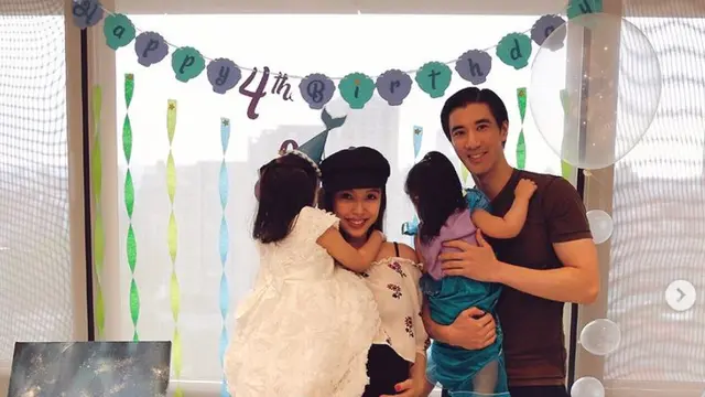 Foto Wang Leehom dan Lee Jinglei di tahun 2019.