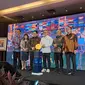 Menteri Perdagangan Zulkifli Hasan saat konferensi perse pameran internasional Trade Expo Indonesia (TEI) ke-38 tahun 2023. Foto: Siti Ayu Rachma