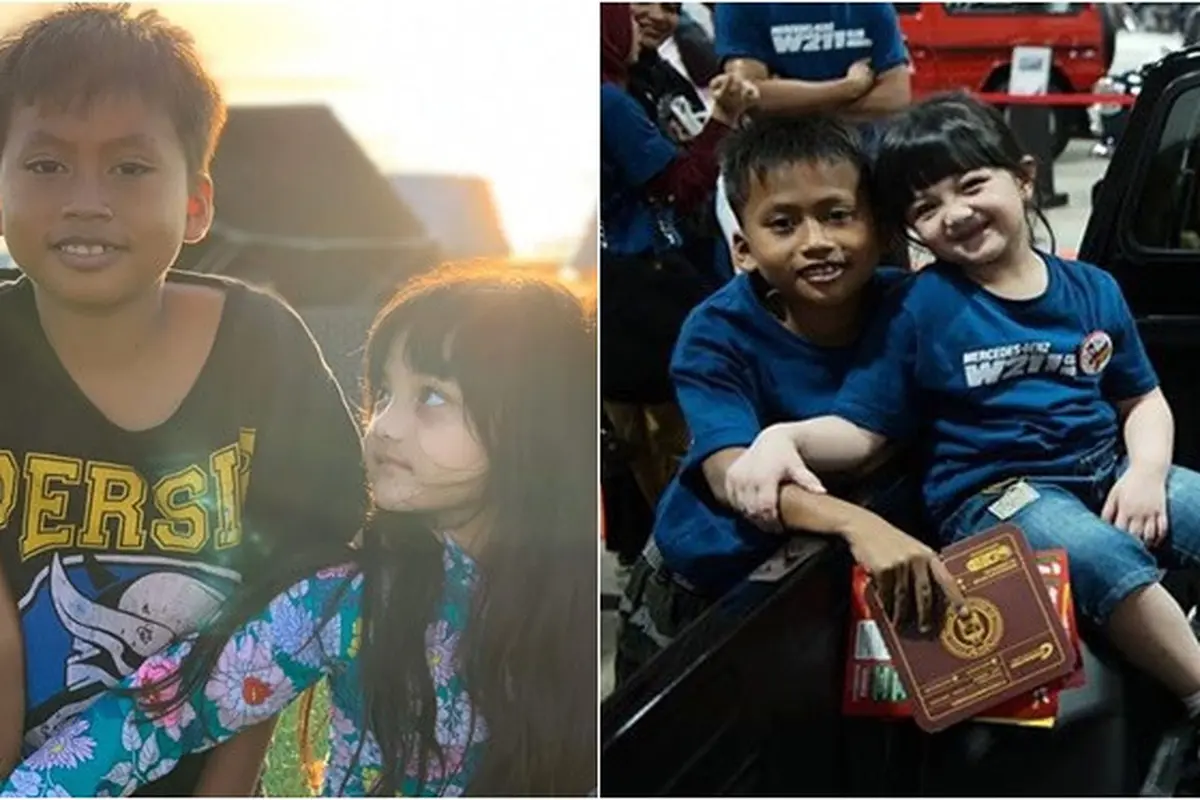 6 Momen Kedekatan Arsy dengan Putra, Anak Angkat Ashanty Seperti Saudara Kandung