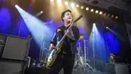 Personel grup band Green Day Billie Joe Armstrong tampil di Metro, Chicago, Amerika Serikat, 29 Juli 2022. (Photo by Amy Harris/Invision/AP)