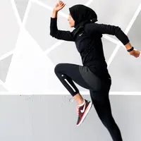 Sportwear yang cocok untuk hijab. (Sumber foto: Pinterest)