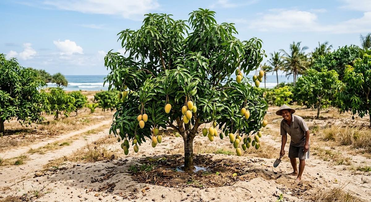 Pohon Buah yang Tetap Subur Meski Ditanam di Tanah Berpasir.