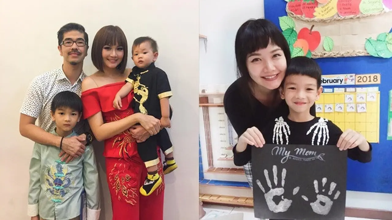 6 Potret Alena Wu Saat Asuh Anak, Aura Keibuan Makin Terlihat