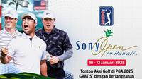 Jadwal pertandingan golf PGA Tour - Sony Open in Hawaii 2025 di Vidio. (sum. doc. vidio.com)
