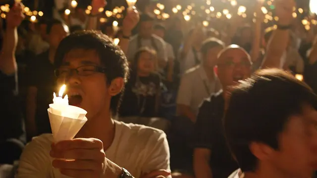 Peringatan 20 tahun insiden 4 Juni di Hongkong pada 2009