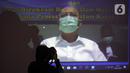 Wali Kota nonaktif Medan Tengku Dzulmi Eldin menjalani sidang pembacaan tuntutan secara video conference di Gedung KPK, Jakarta, Kamis (14/5/2020). Tengku Dzulmi Eldin terlibat dalam kasus dugaan menerima suap proyek dan jabatan pada Pemkot Medan tahun 2019. (merdeka.com/Dwi Narwoko)