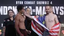 Fight antara jagoan Indonesia kontra Malaysia ini bakal bertarung dalam  Byon Combat Showbiz Volume 4 di Tennis Indoor Senayan, Kompleks Gelora Bung Karno (GBK), Jakarta Pusat, pada Sabtu (30/11/2024). (Bola.com/M Iqbal Ichsan)