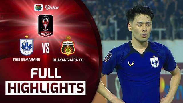 Berita video highlights laga perempat final Piala Presiden 2022 antara PSIS Semarang melawan Bhayangkara FC yang diakhiri dengan adu penalti, Minggu (3/7/2022) sore hari WIB.