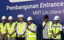 Pramono Anung Resmikan Groundbreaking Entrance Stasiun Harmoni MRT Fase 2A