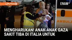 Sebanyak 15 anak dari Gaza yang sakit tiba di Italia bersama keluarga mereka untuk menjalani perawatan medis. Mereka dievakuasi menggunakan tiga pesawat militer C-130 dan akan dirawat di berbagai rumah sakit di Italia.