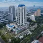 Plaza Mandiri, Kantor Pusat Bank Mandiri di Jalan Jenderal Gatot Subroto Kav. 36-38, Jakarta Selatan - 12190.