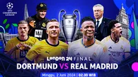 Link Siaran Langsung Final Liga Champions: Borussia Dortmund vs Real Madrid di Vidio. (Sumber: dok. vidio.com)