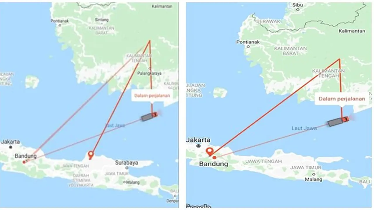 7 Potret Rute Kurir saat Kirim Barang Ini Bikin Tepuk Jidat