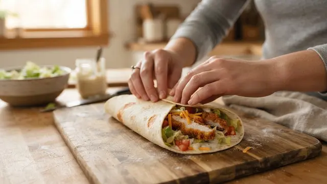 Memasak Chicken Snack Wrap