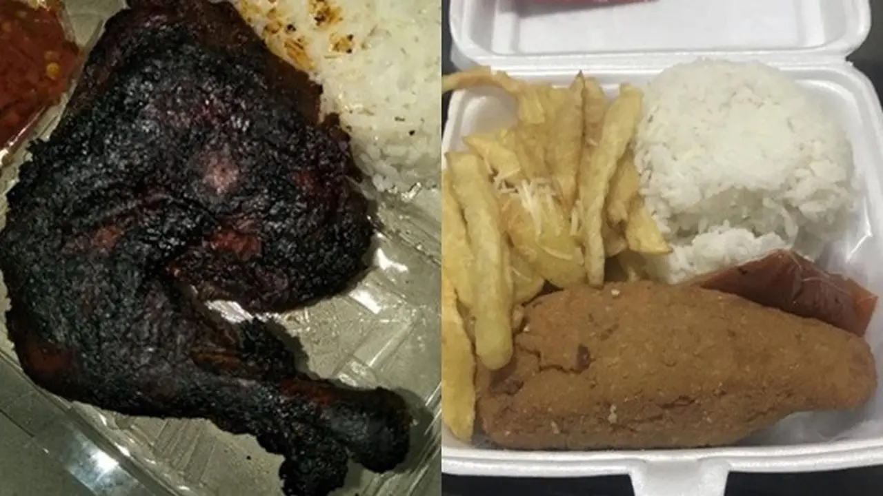 Potret 5 Pesanan Makanan Ini Mengecewakan, Bikin Geleng-geleng