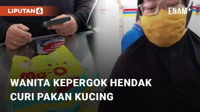 VIDEO: Miris, Wanita Kepergok Karyawan Hendak Curi Pakan Kucing di Minimarket