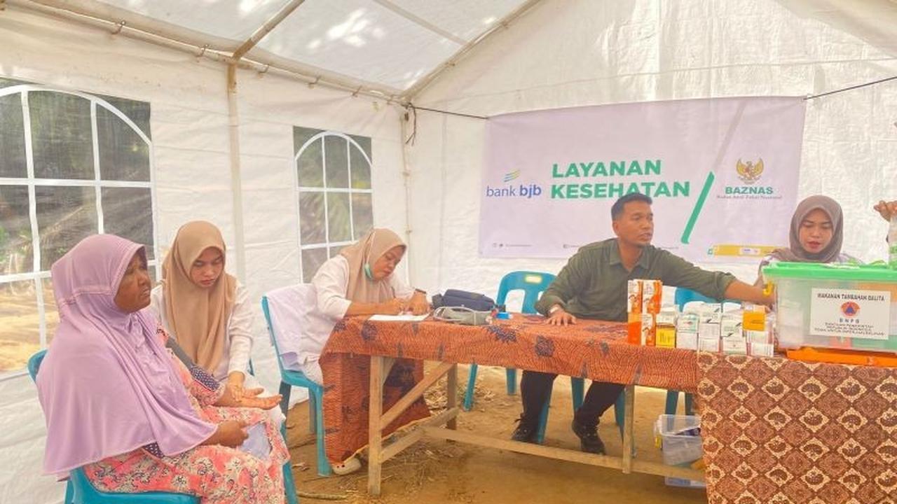 Baznas Beri Layanan Kesehatan Gratis bagi Penyintas Bencana di Tapteng