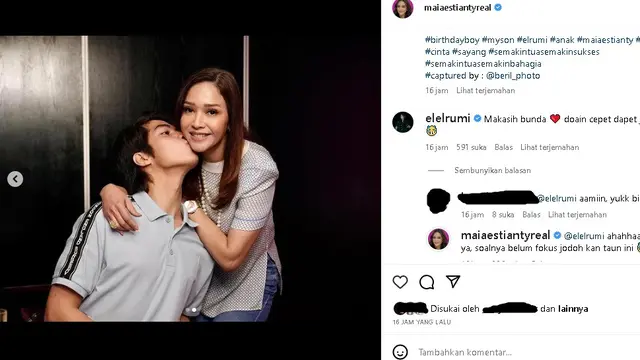 El Rumi rayakan ultah ke-24 bareng Maia Estianty dan keluarga (Foto: instagram maiaestiantyreal)