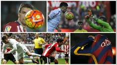Foto terbaik La Liga Spanyol pekan ke-24 diwarnai aksi pemain Barcelona, Neymar, yang melepas bajunya. Berikut 10 foto terbaik La Liga Spanyol pekan ke-24 pilihan redaksi Bola.com.