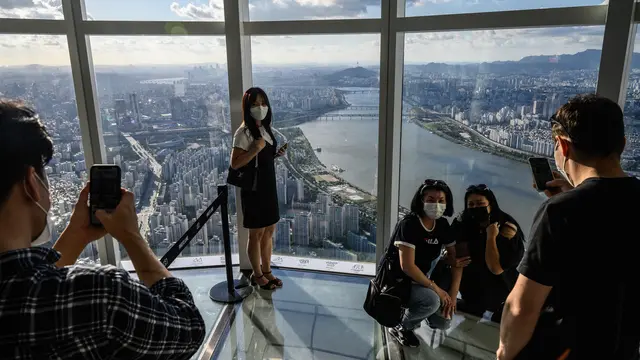 Memandang Cakrawala Kota Seoul dari Gedung Tertinggi Korsel
