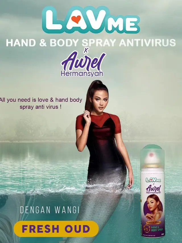 Aurel Hermansyah meluncurkan spray antivirus (https://www.instagram.com/p/CG_01UUlJ5h/)