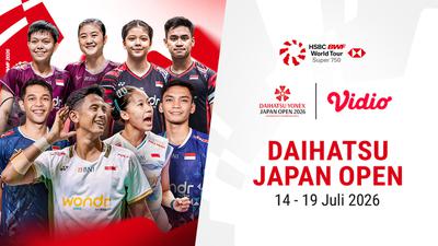 Daihatsu Japan Open 2026: Ajang Pembuktian Wakil Indonesia di BWF Streaming di Vidio