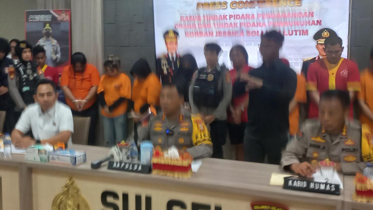 Pembunuh Pekerja Tambang Jessica Sollu di Luwu Timur Ditangkap