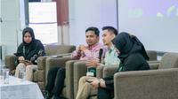 Mengajak Mahasiswa di 3 Kampus Jakarta Rebut Peluang Green Jobs di Road to Langkah Membumi Festival.&nbsp; foto: istimewa