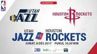 Utah Jazz Vs Houston Rockets_2 (Bola.com/Adreanus Titus)