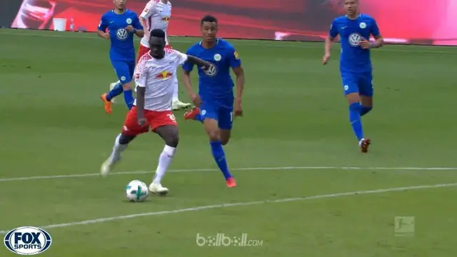RB Leipzig 4-1 Wolfsburg | Liga Jerman | Highlight Pertandingan dan Gol-gol